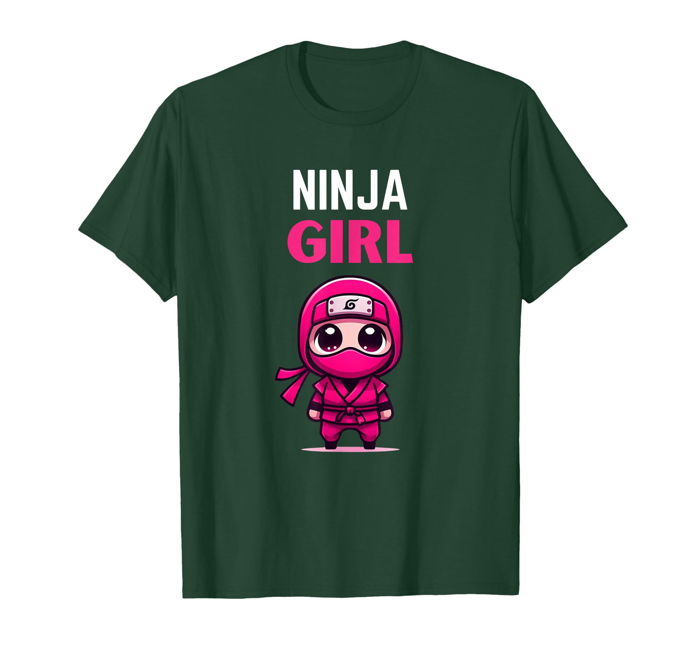 Birthday Ninja Girl Cute Kids Ninja T-Shirt