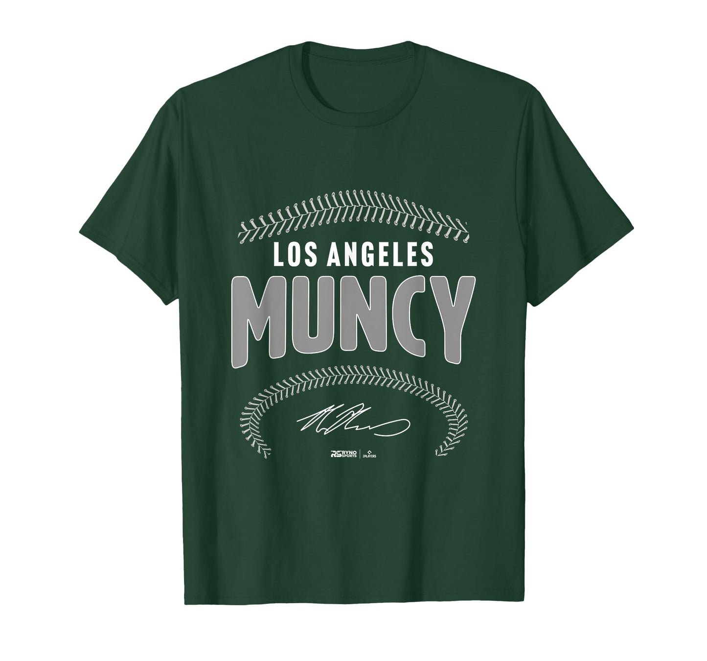 Max Muncy Los Angeles Baseball Name & Number (Front & Back) T-Shirt