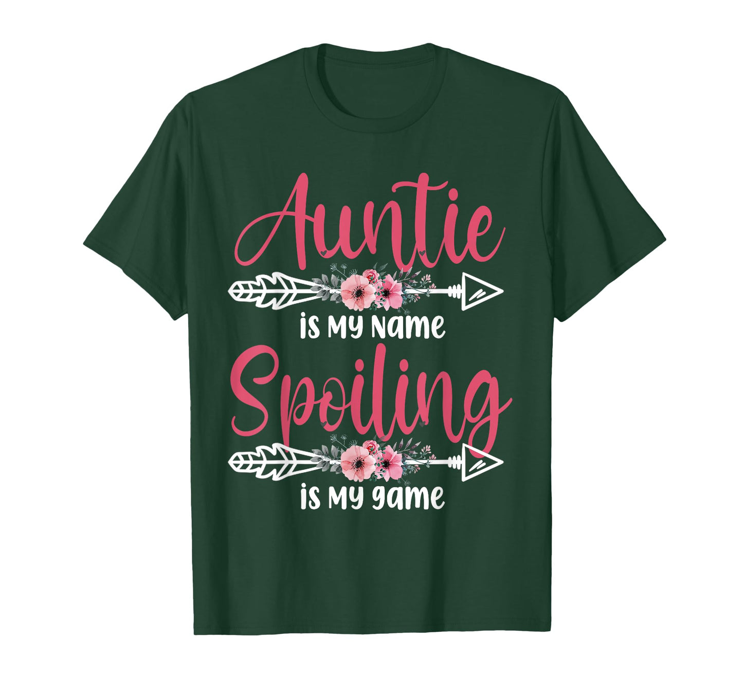 Auntie Is My Name Spoiling Is My Game Happy Mother's Day T-Shirt