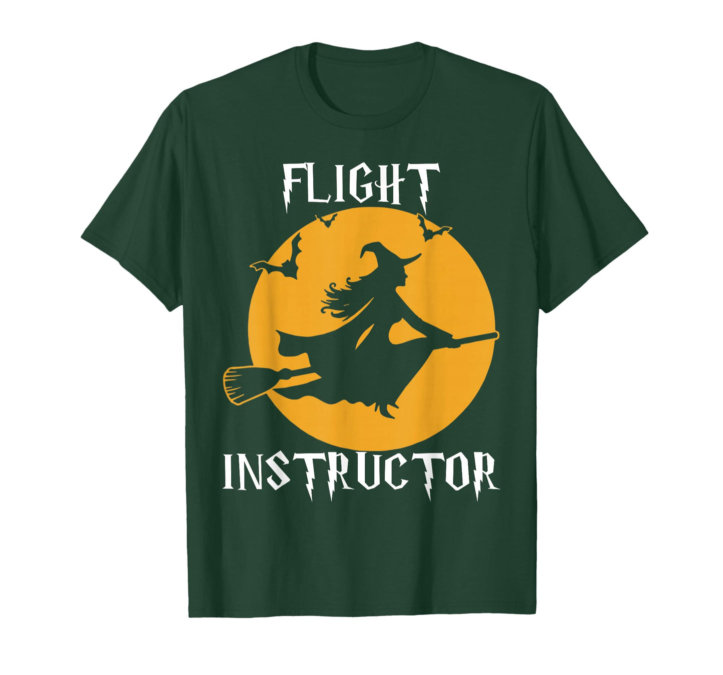 Flight Instructor Witch Halloween T-Shirt