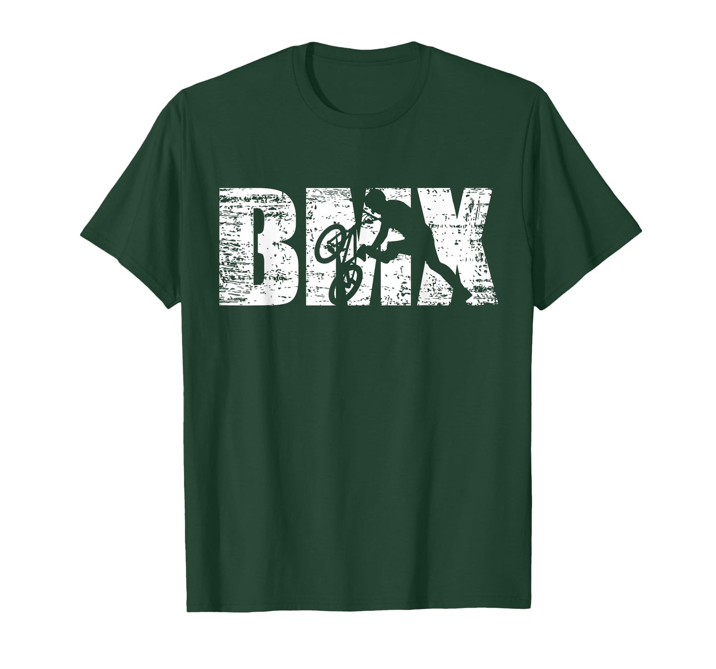 BMX - Distressed Look BMX Rider T-Shirt