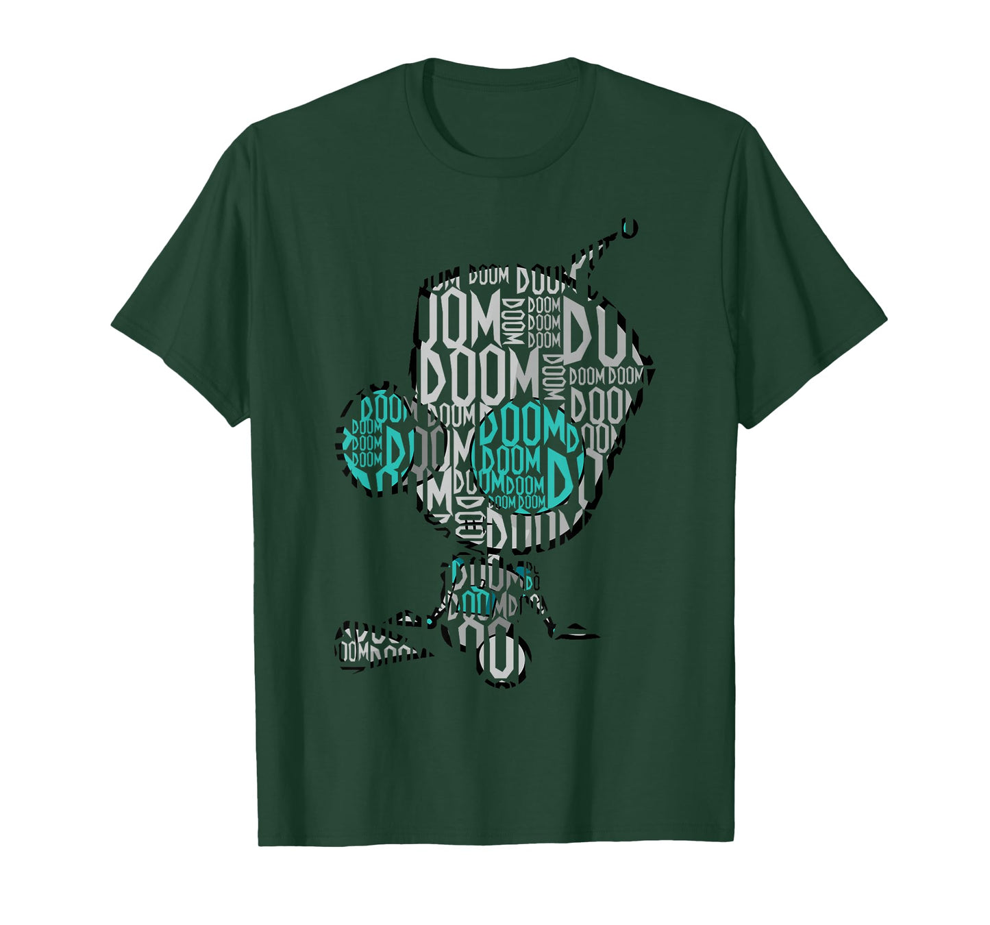Invader Zim Gir Doom Text Fill T-Shirt