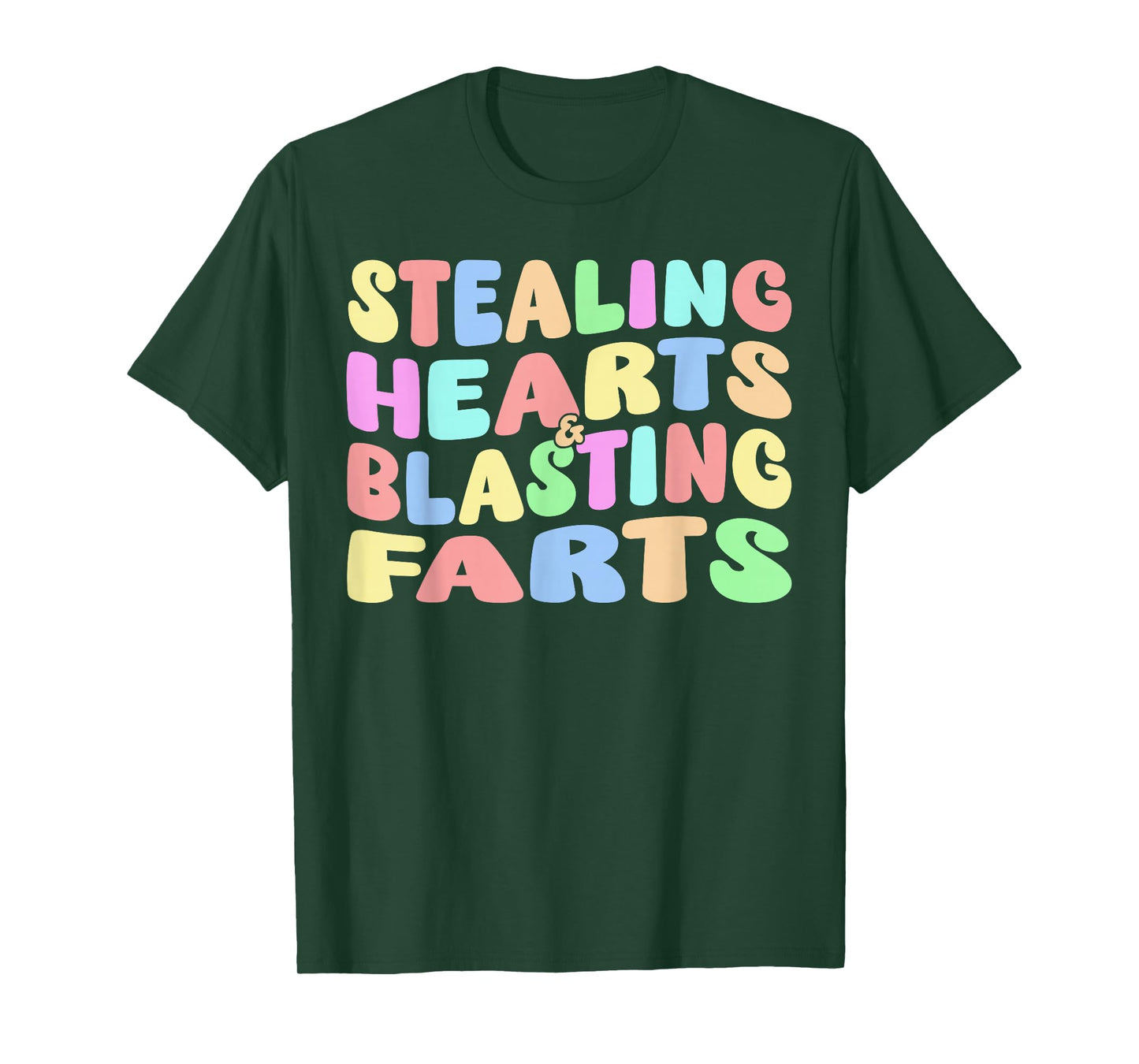 Stealing Hearts & Blasting Farts - Funny Fart Joke T-Shirt