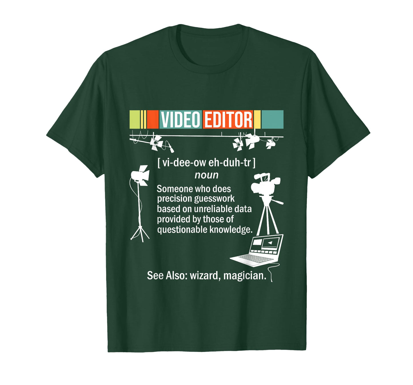 Video Editor - Videographer Filmmaking Editing Rendering T-Shirt