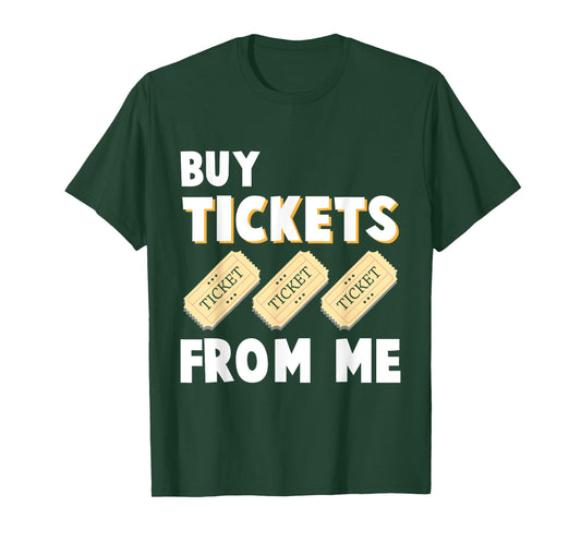 Raffle Tickets Salesman Tombula Event Humor T-Shirt