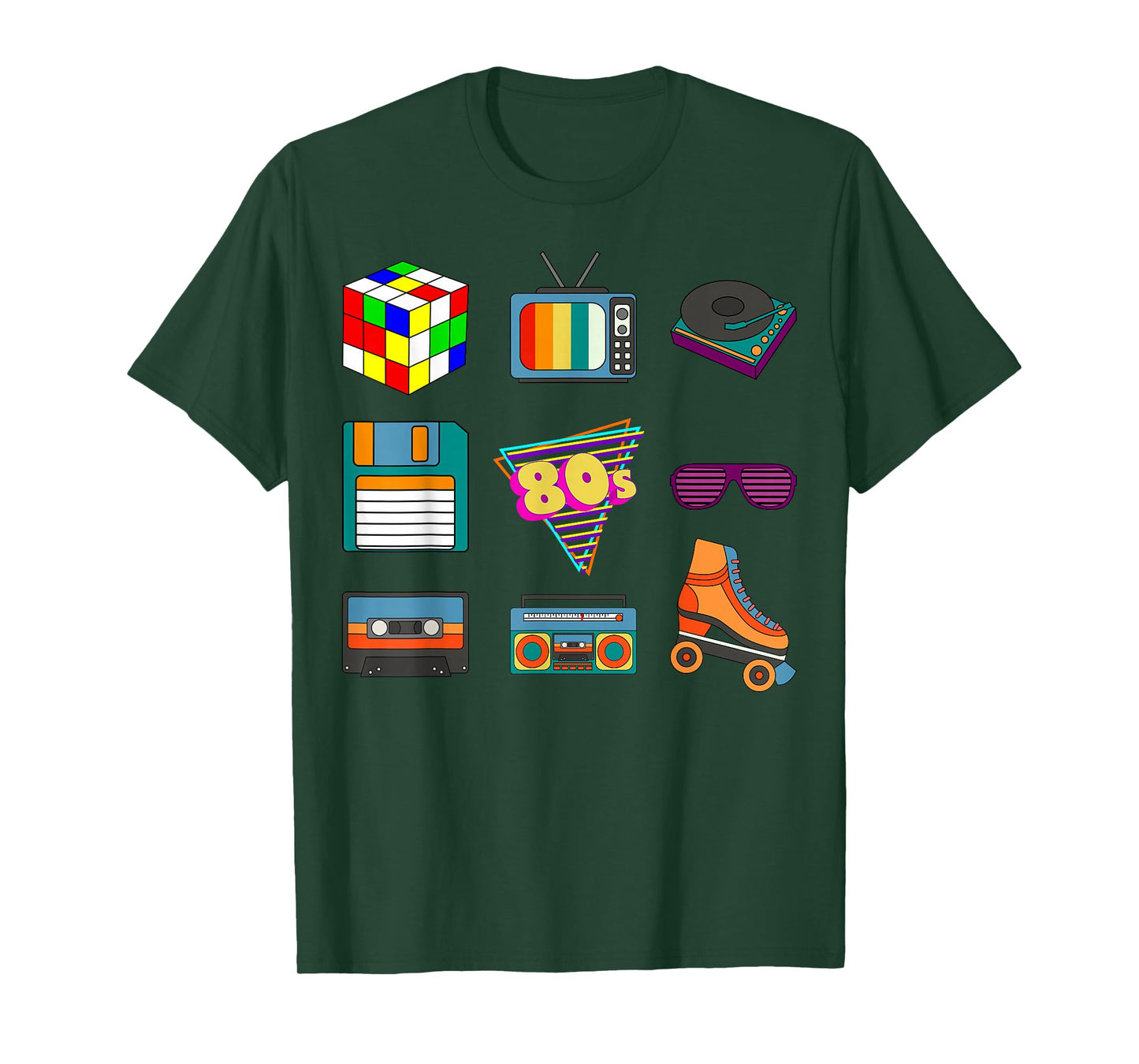80's Retro Fashion Throwback Culture Disco Music Party Lover Short Sleeve T-Shirt