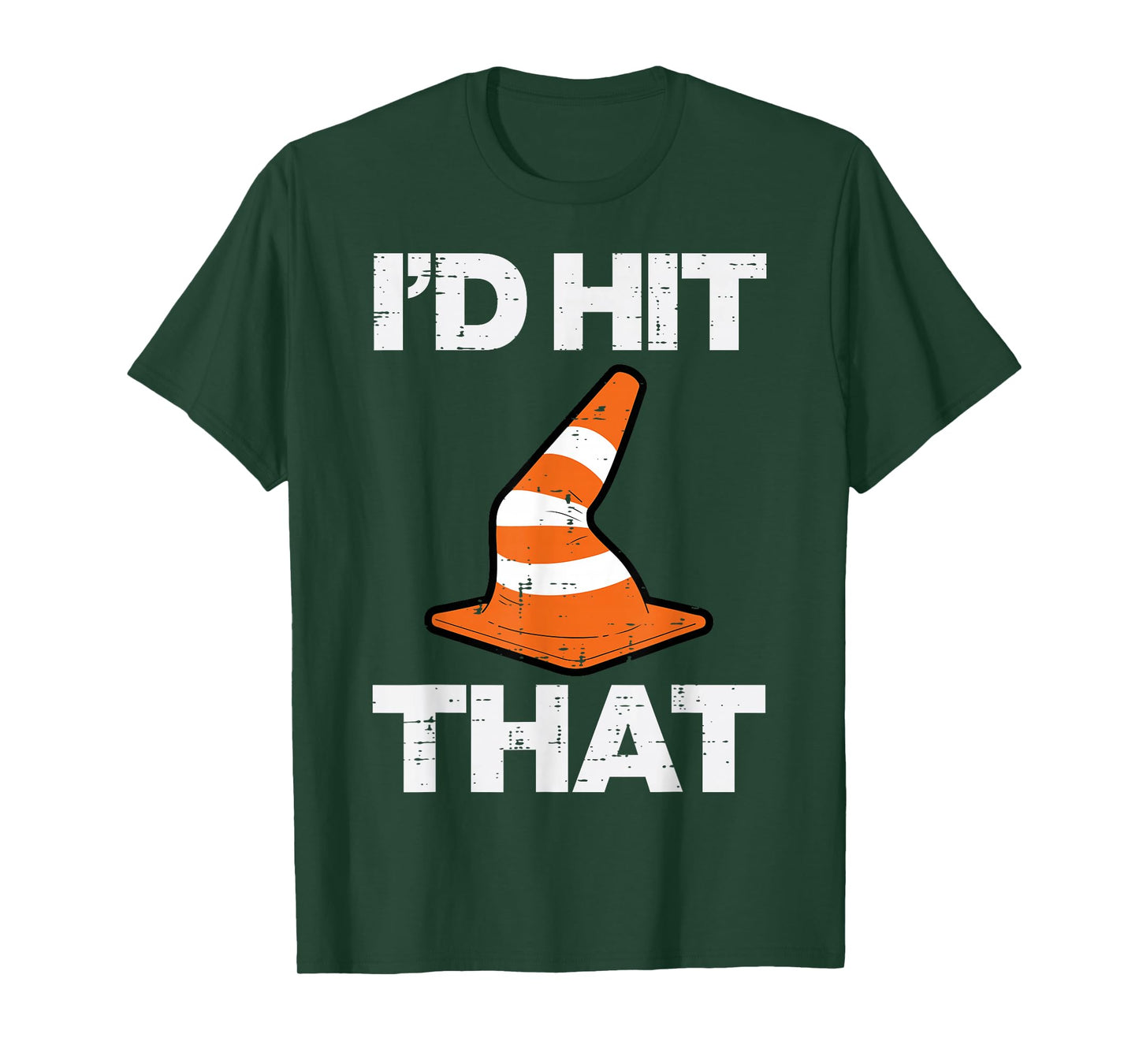 Halloween Traffic Cone Id Hit That Costume Men Women Kids T-Shirt