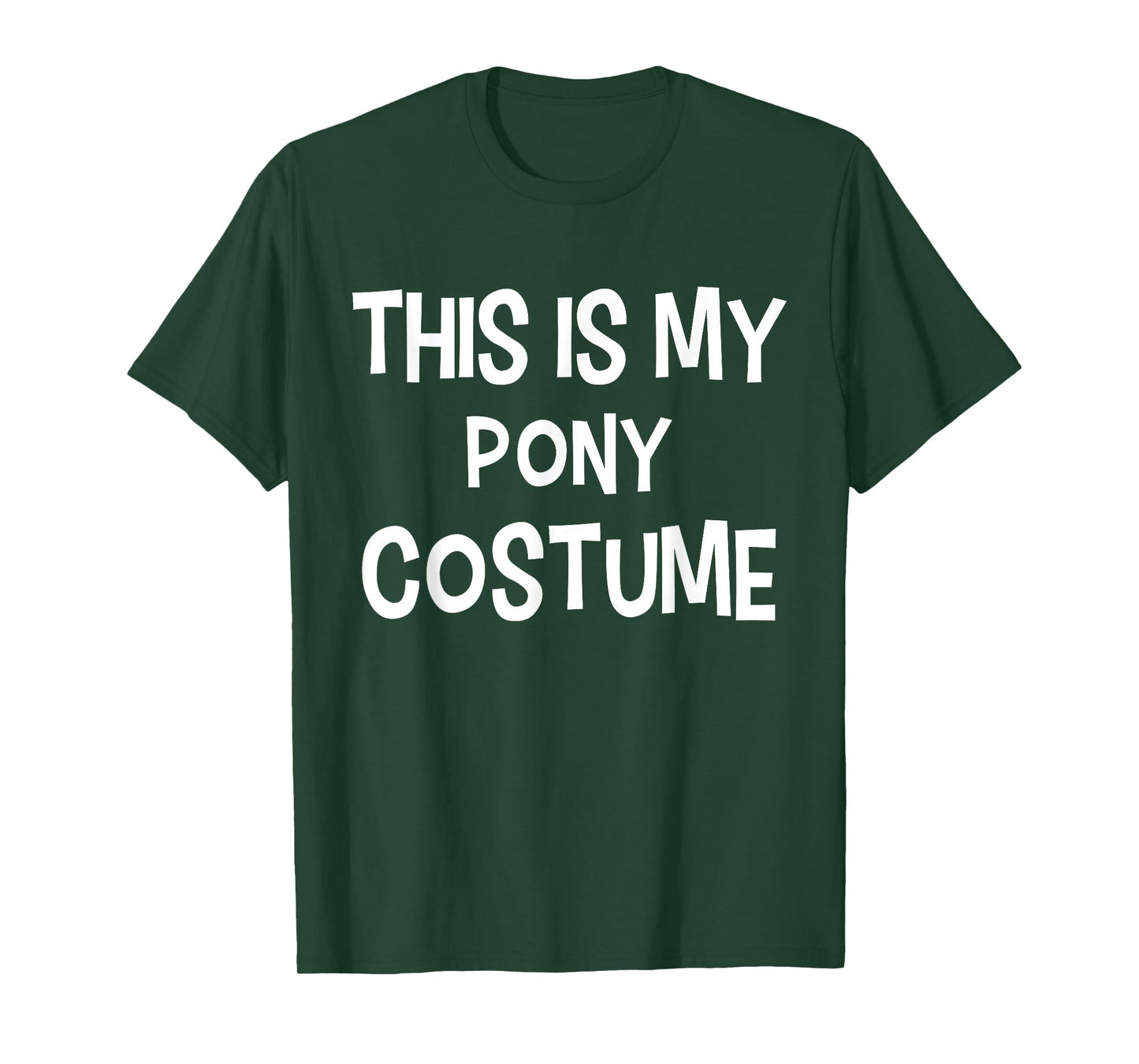 This is my PONY Costume Halloween Simple Costume T-Shirt