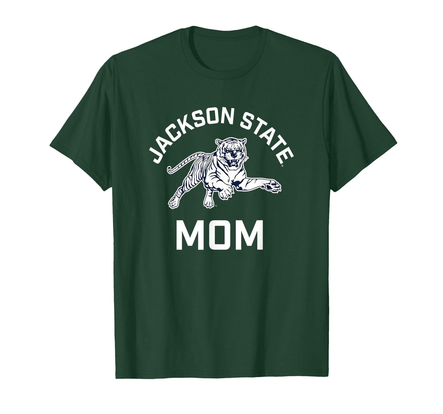 Jackson State University Tigers Arched Mom T-Shirt