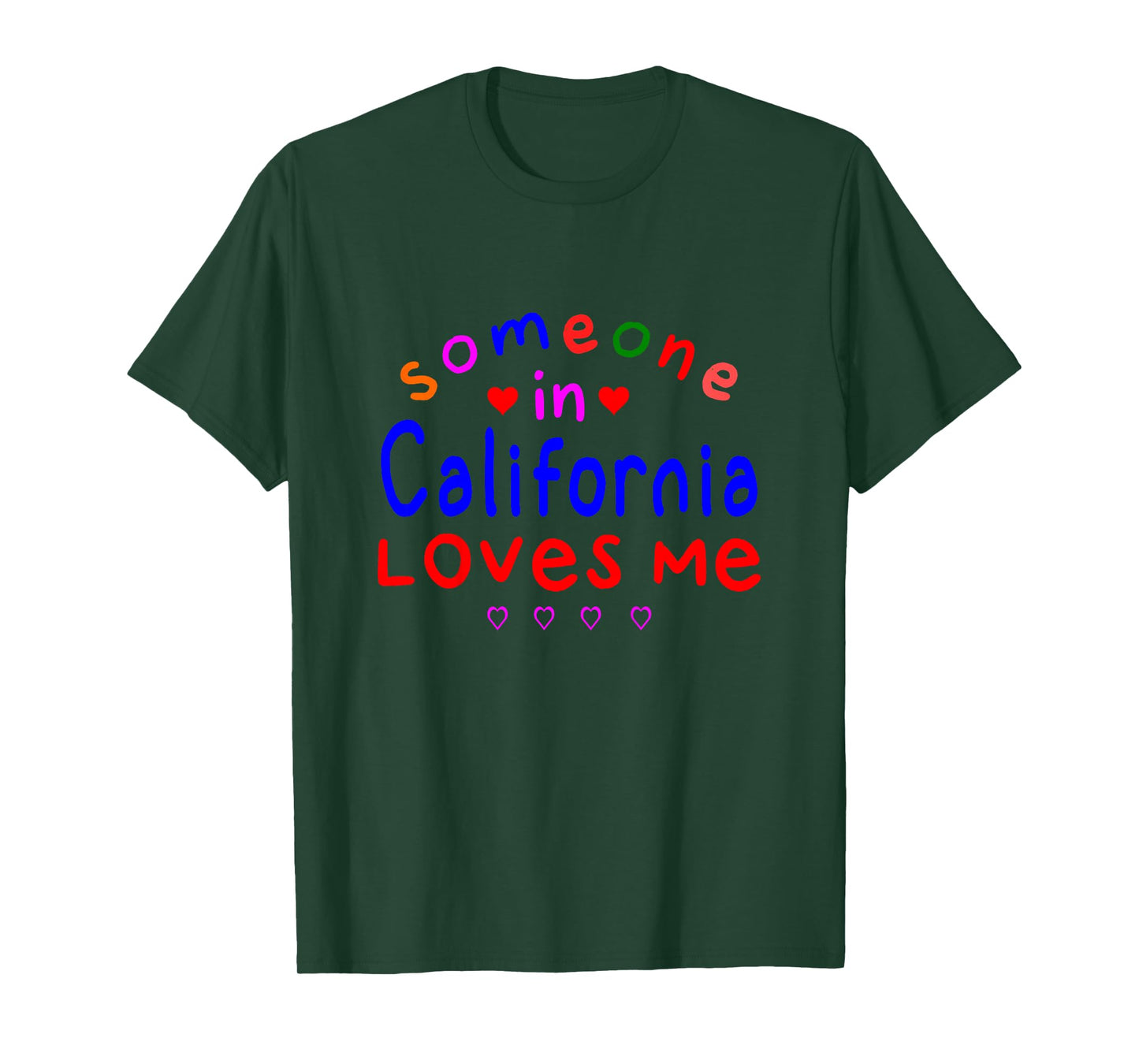 Kids Someone in California Loves Me Kids Boys Girls T-Shirt