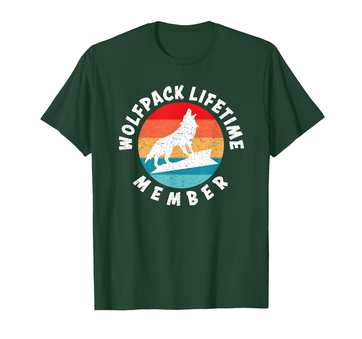 Wolfpack Lifetime Member Team for Wolf Lovers Gift T-Shirt