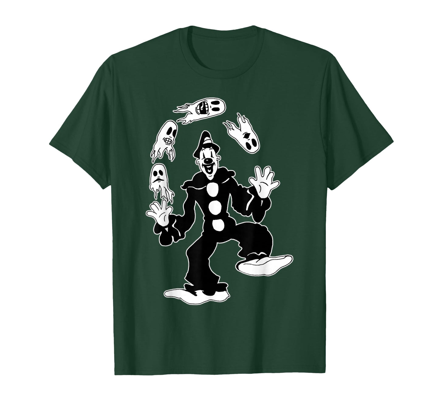 Koko the Clown Juggling Ghosts T-Shirt