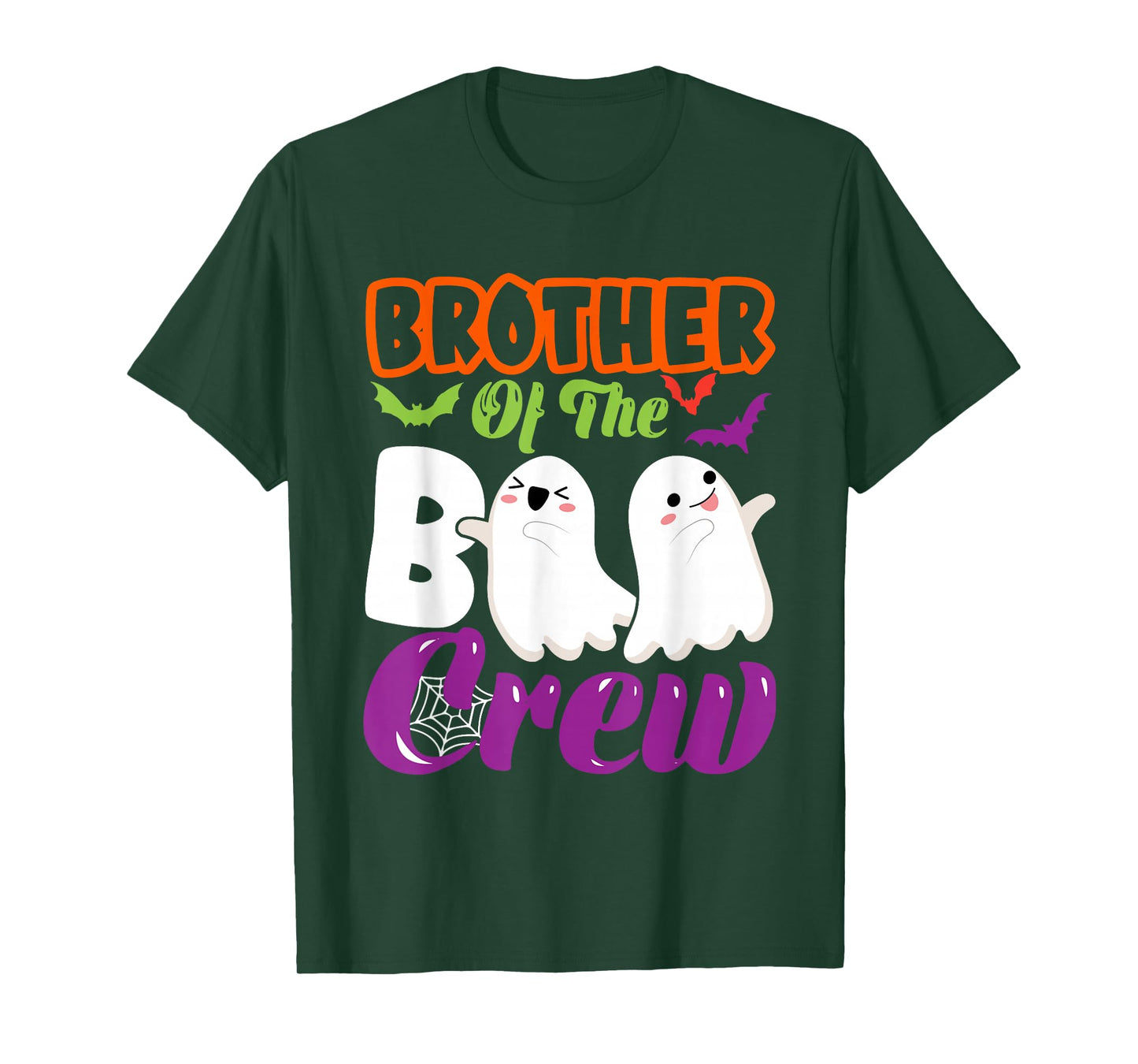 Brother Of Boo Halloween Crew Costume Boo Ghost Lover Family T-Shirt