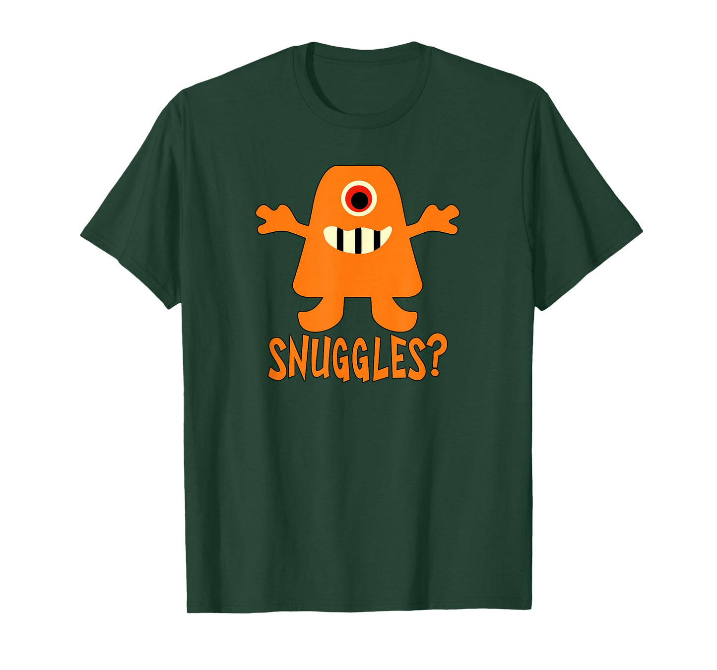 Snuggles with Cute Orange Monster T-Shirt