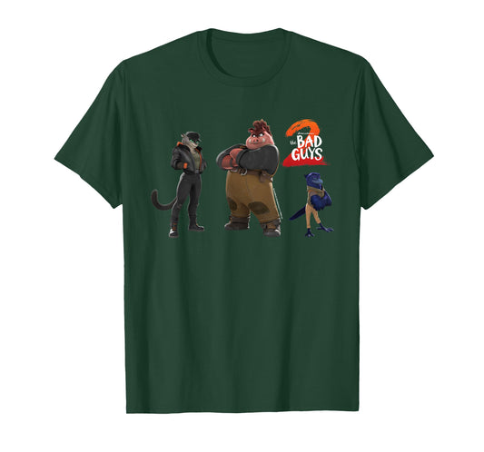 DreamWorks The Bad Guys 2 The Bad Girls T-Shirt