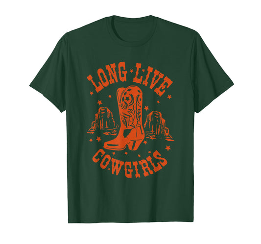 Long Live Howdy Rodeo Western Country Southern Cowgirls T-Shirt