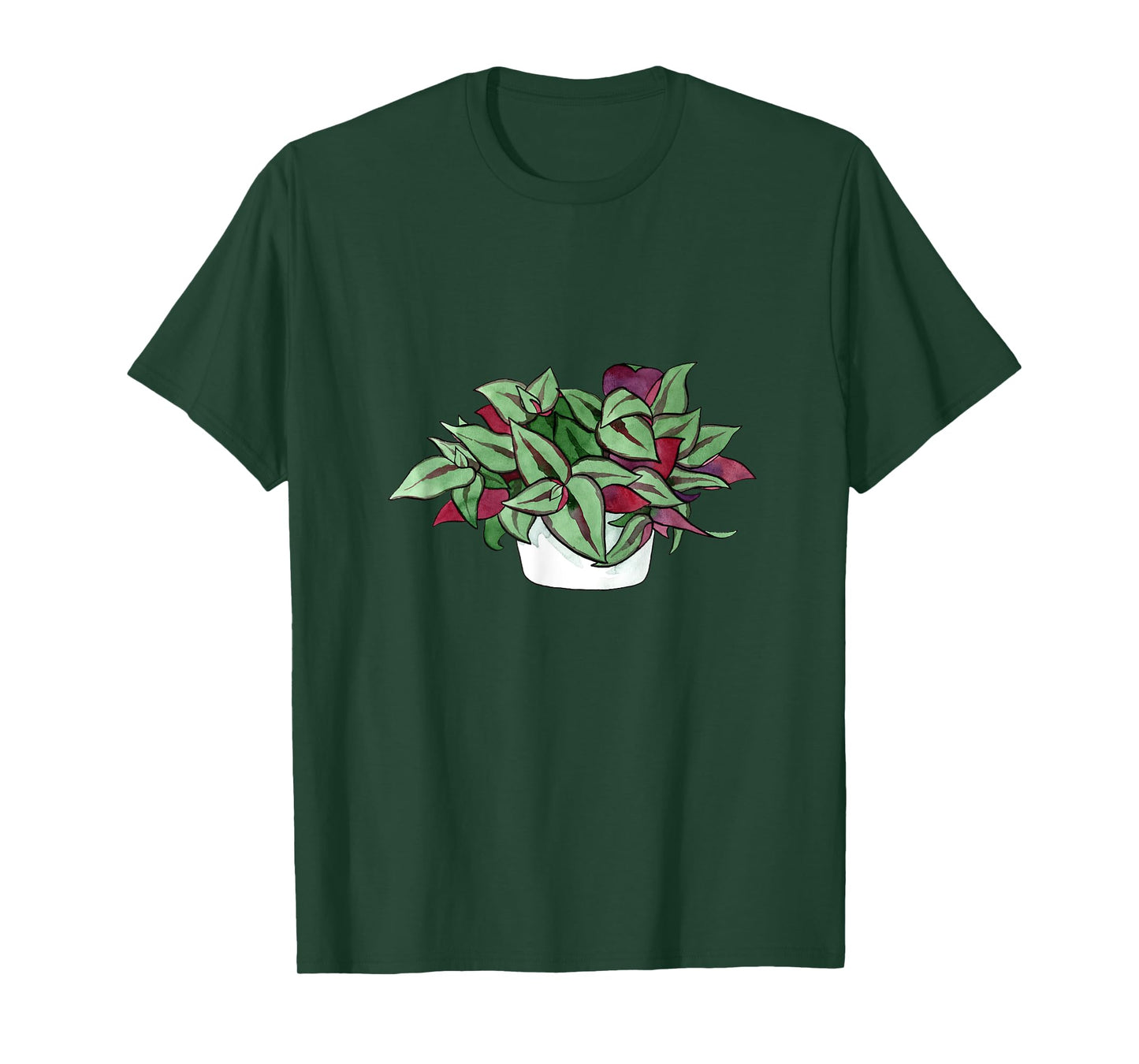 Wandering Jew Plant House Purple Heart Secretia Queen T-Shirt