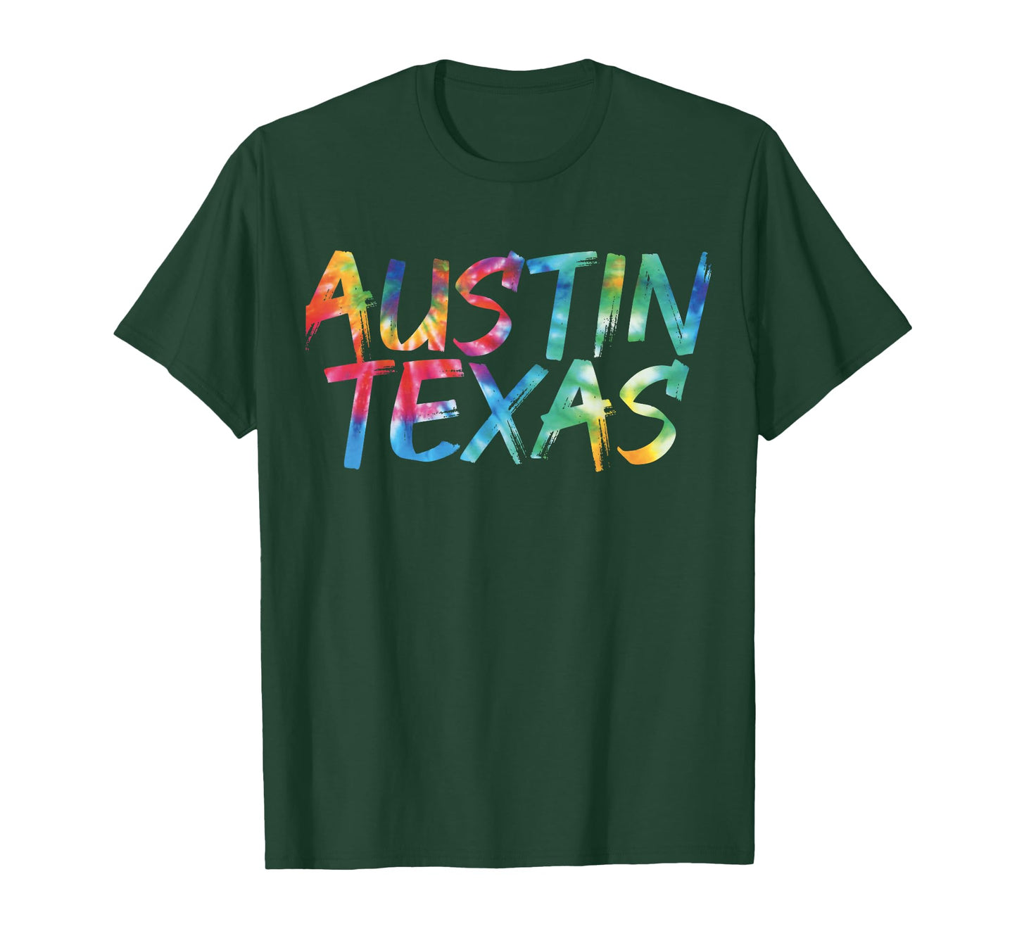 Austin Texas Tie Dye Awesome Vintage Inspired Streetwear T-Shirt