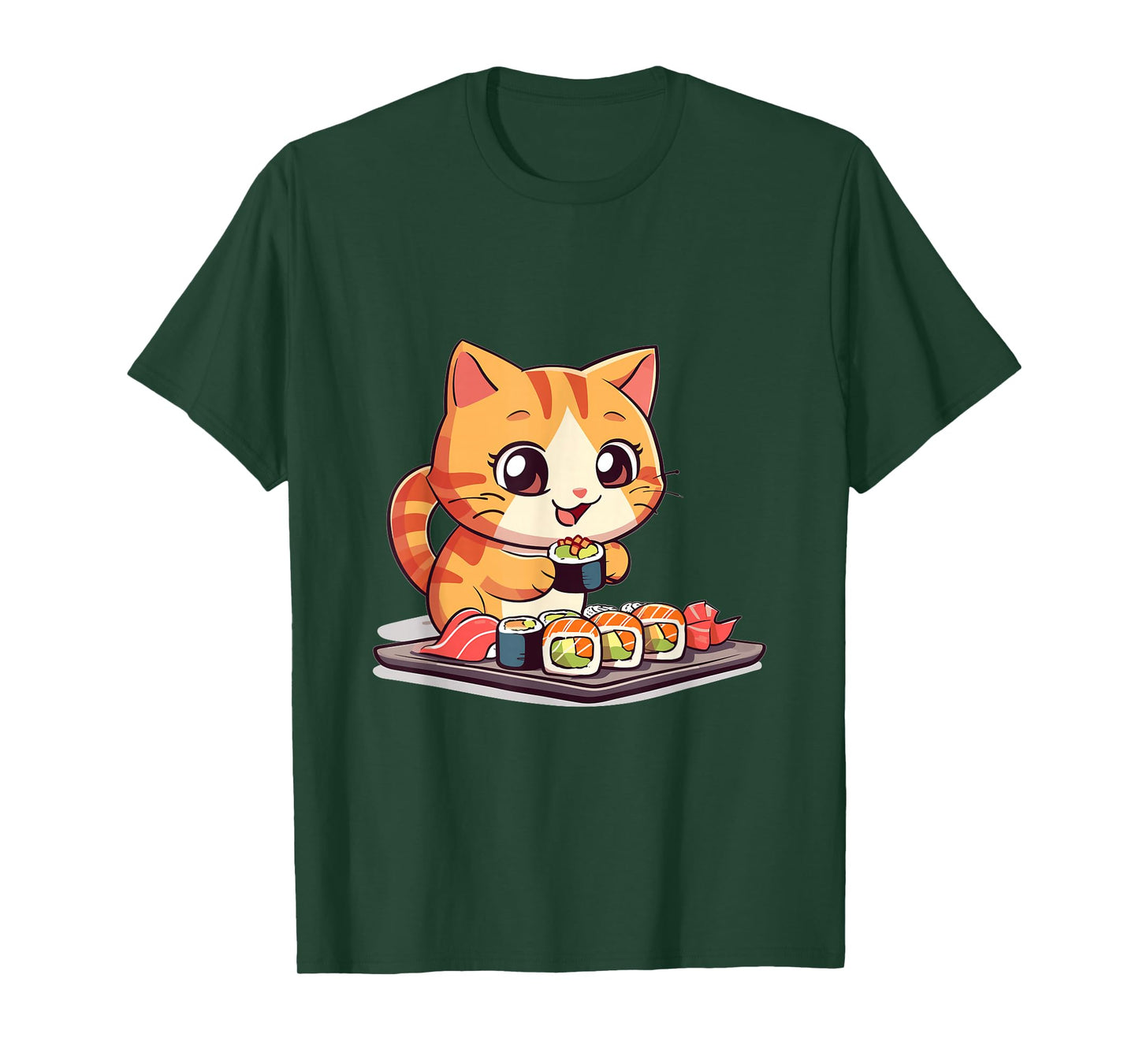 Cats and Sushi Japanese Food Kitten Kawaii Anime T-Shirt