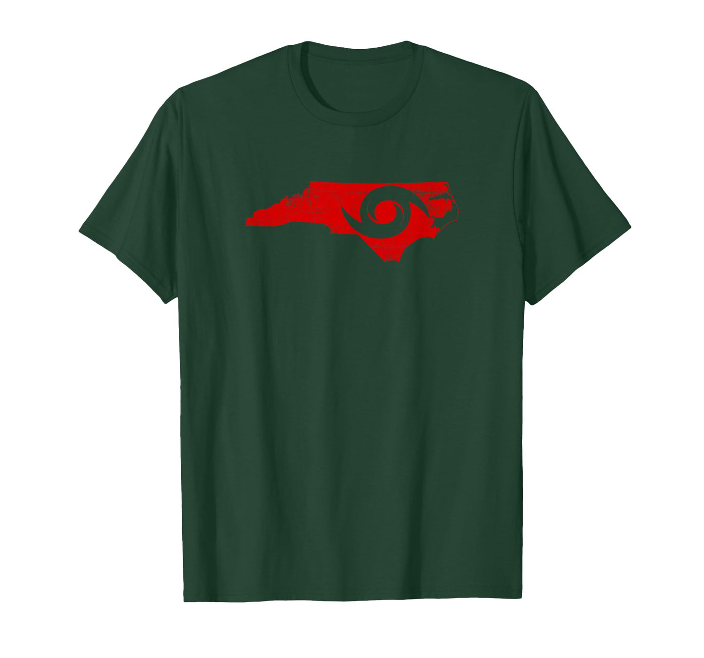 Red North Carolina Eye of the Hurricane T-Shirt