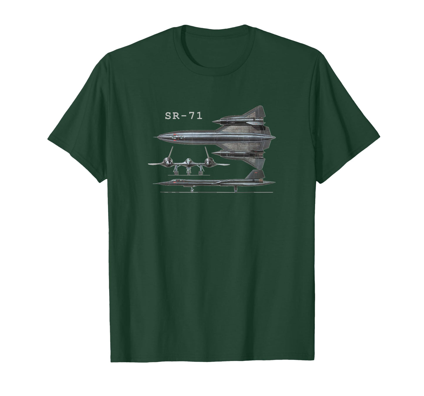 SR-71 Military Aircraft Shirt T-Shirt