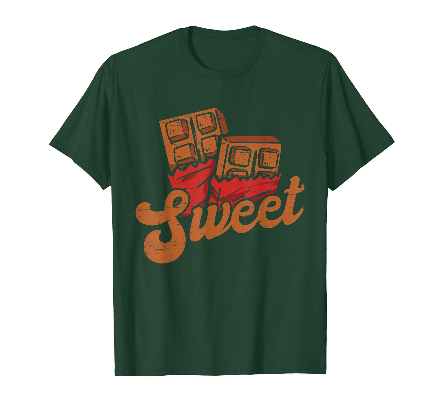 Sweet Chocolate Sweet Cocoa Dark Bar Lover T-Shirt