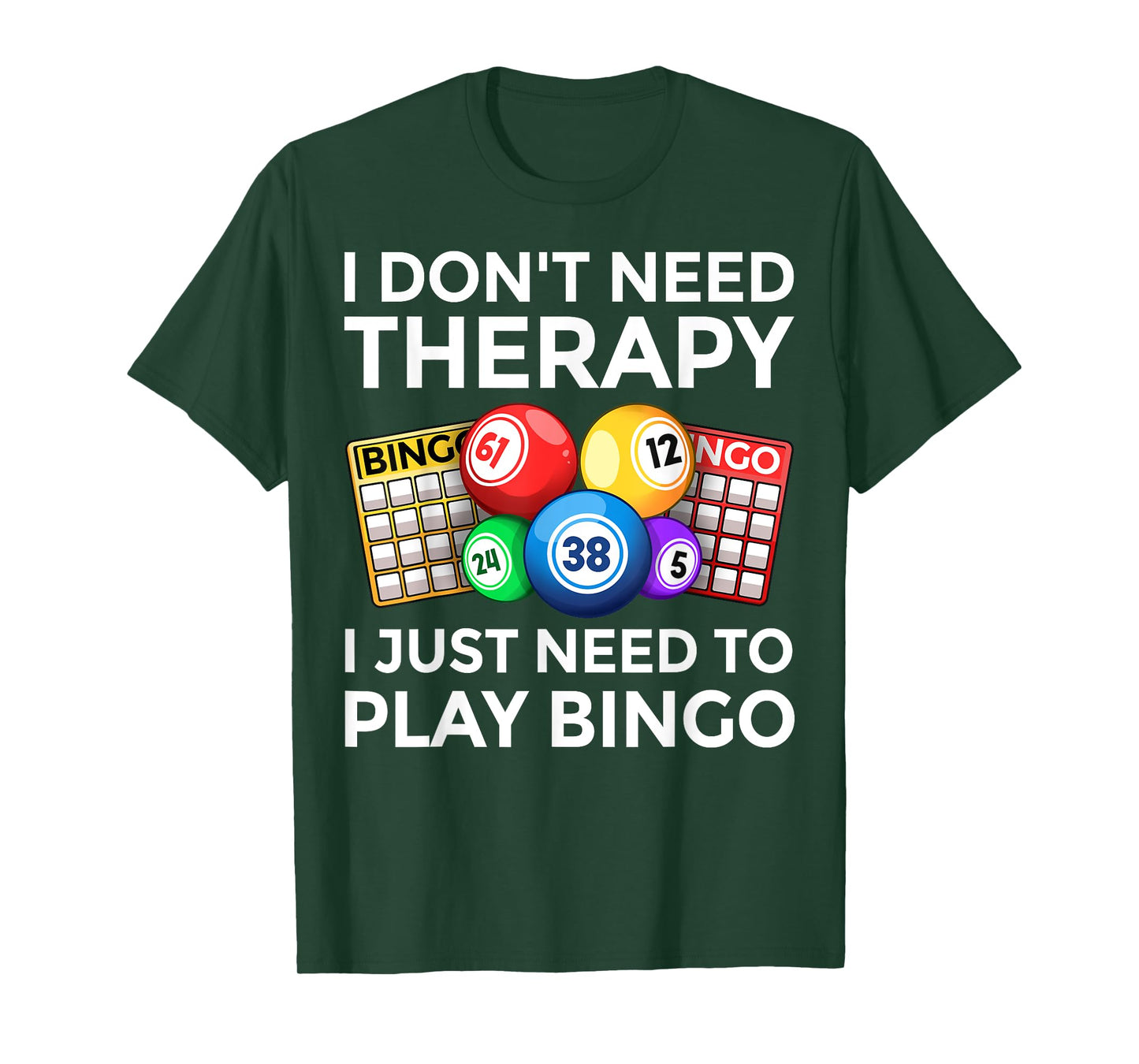 Funny Bingo Art For Men Women Casino Gambling Bingo Lovers T-Shirt