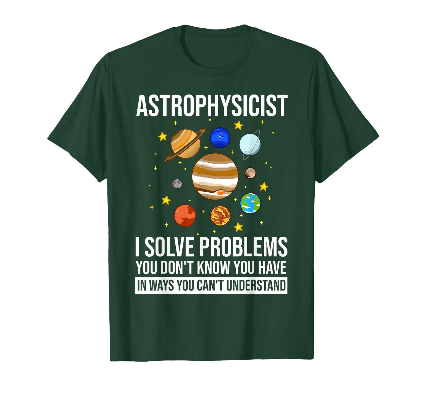 Astrophysicist Astrophysic Astronomy Telescope T-Shirt