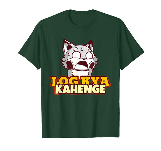Funny Desi Log Kya Kahenge Sarcastic Bollywood T-Shirt