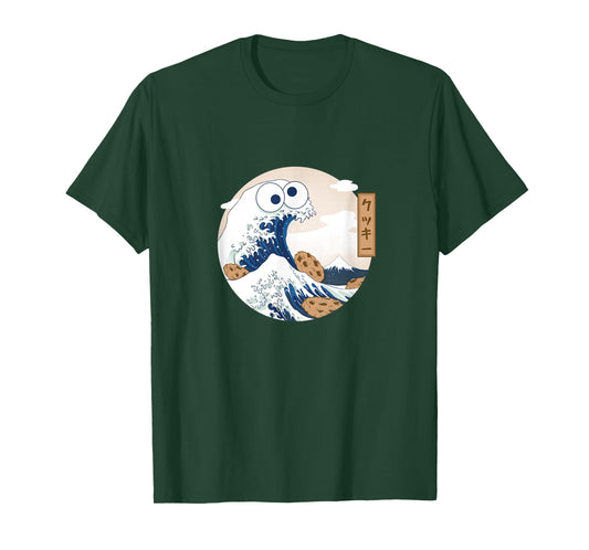 Great Cookie Wave Kanagawa Japanese Monster Art Funny Gift T-Shirt