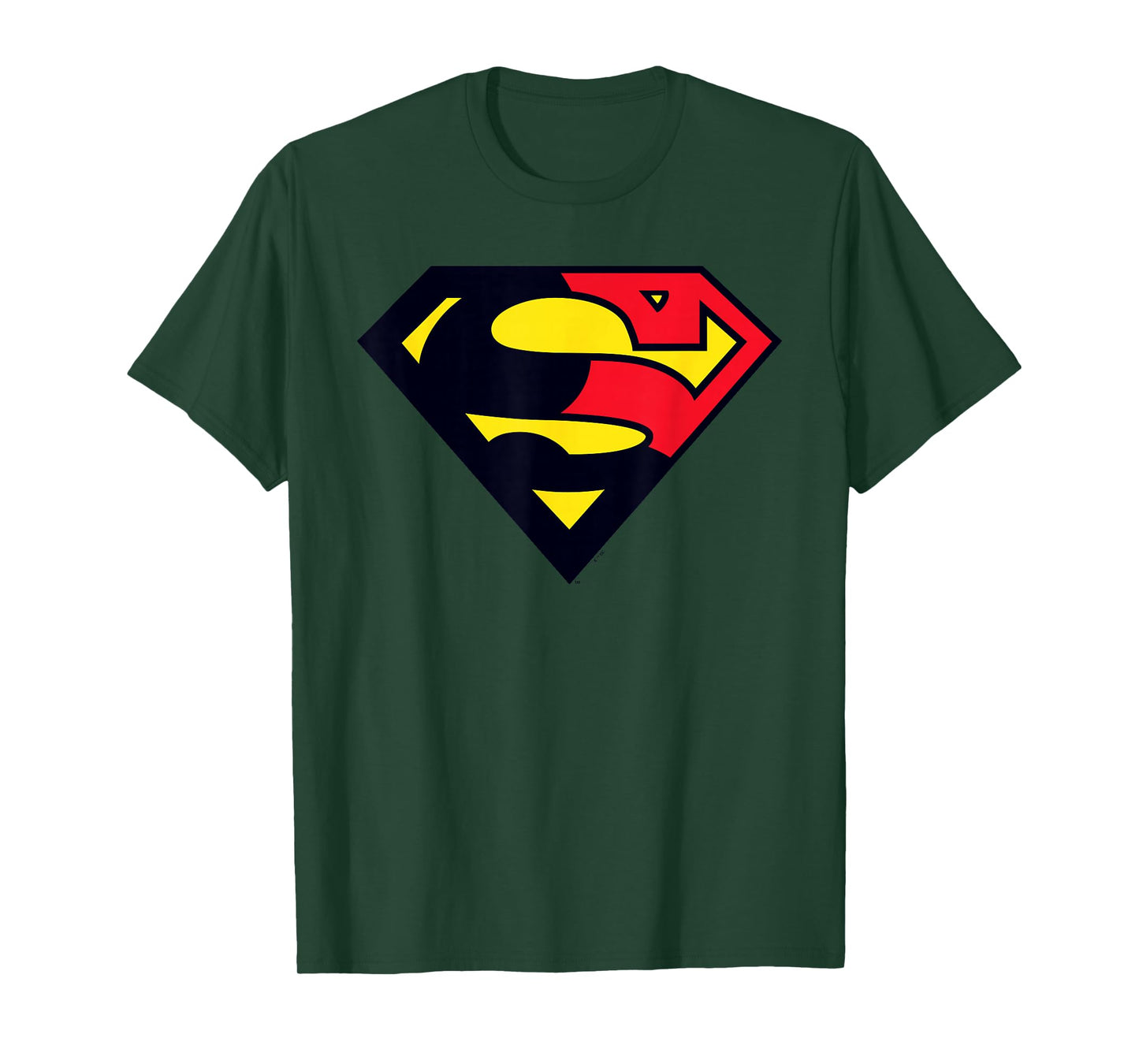 Superman Shield 1993 Black Red T-Shirt