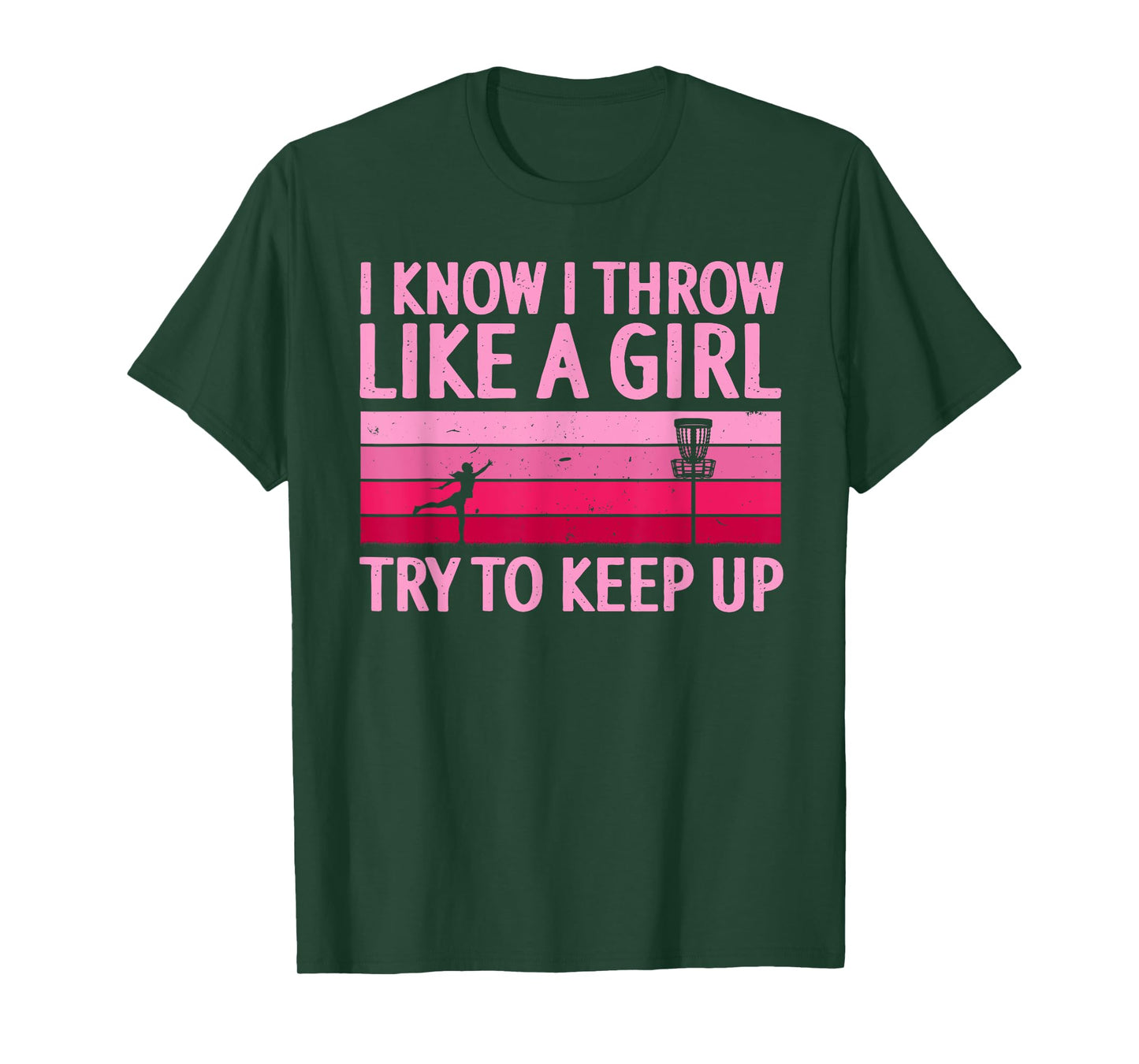 Cool Disc Golf Design For Women Girls Disc Golf Player T-Shirt