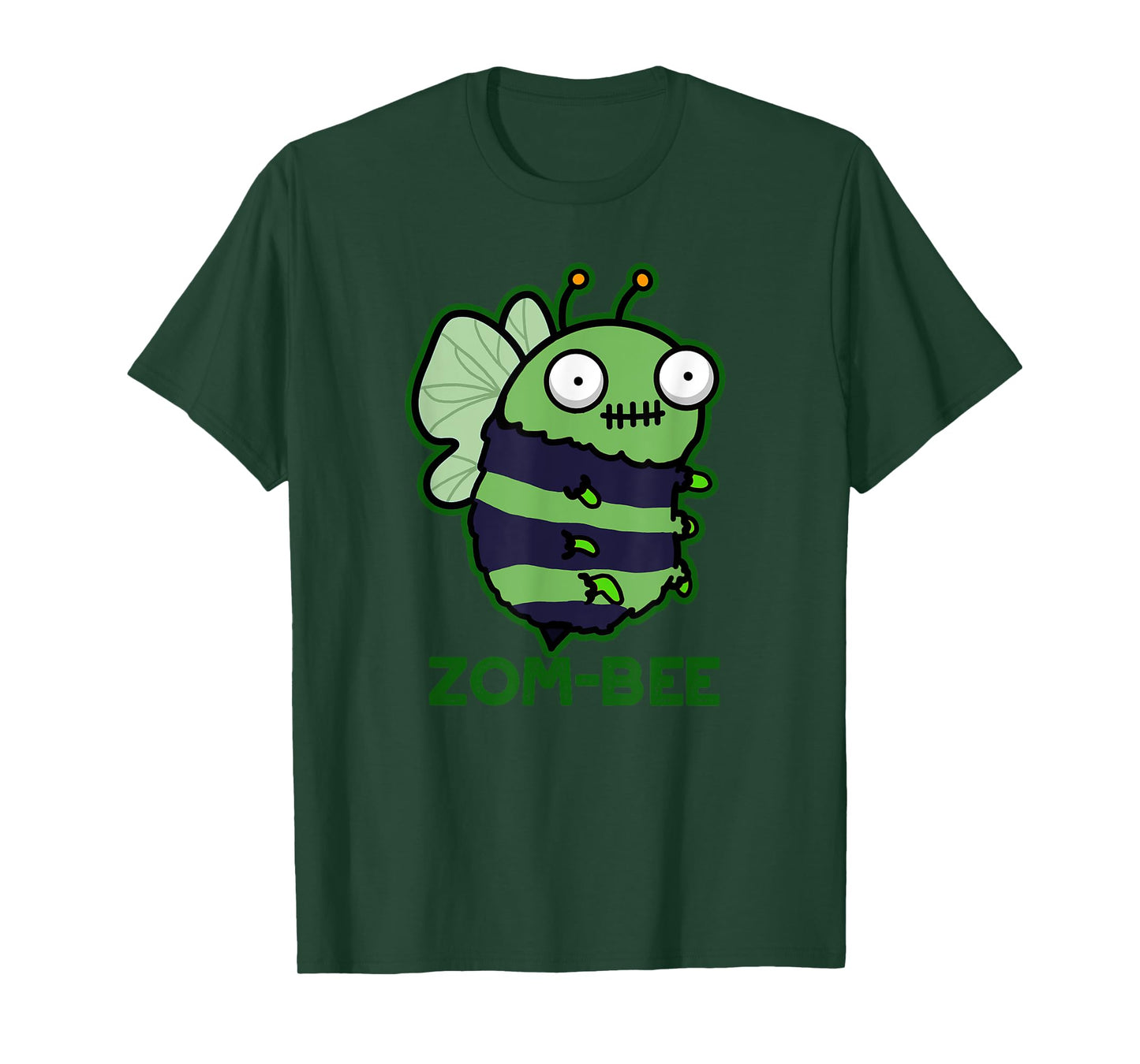 Zom-bee Funny Zombie Bee Pun T-Shirt