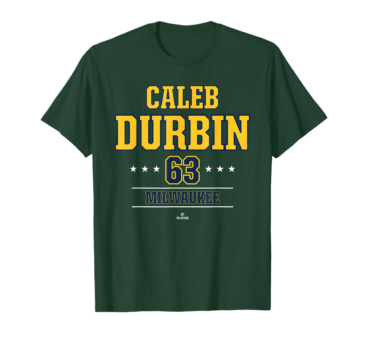 Baseball Star Caleb Durbin Milwaukee MLBPA T-Shirt
