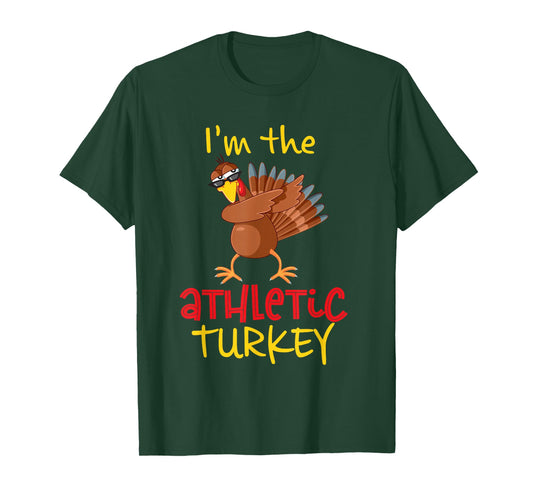 Family Matching Thanksgiving Costume Outfit Gifts Unisex Athletic Turkey Thanksgiving Party T-Shirt Black Small Classic Fit Short Sleeve Crew Neck U-Neck Printed Graphic Lightweight