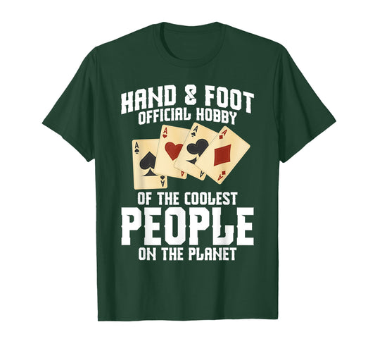 Hand&Foot Score Partner Card Game Set Player Hand and Foot T-Shirt
