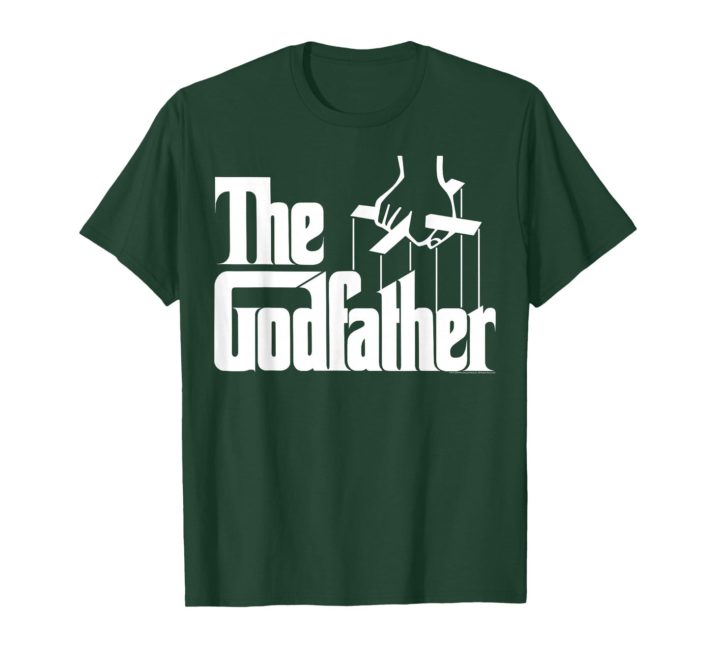 The Godfather Original White Title Logo T-Shirt Small