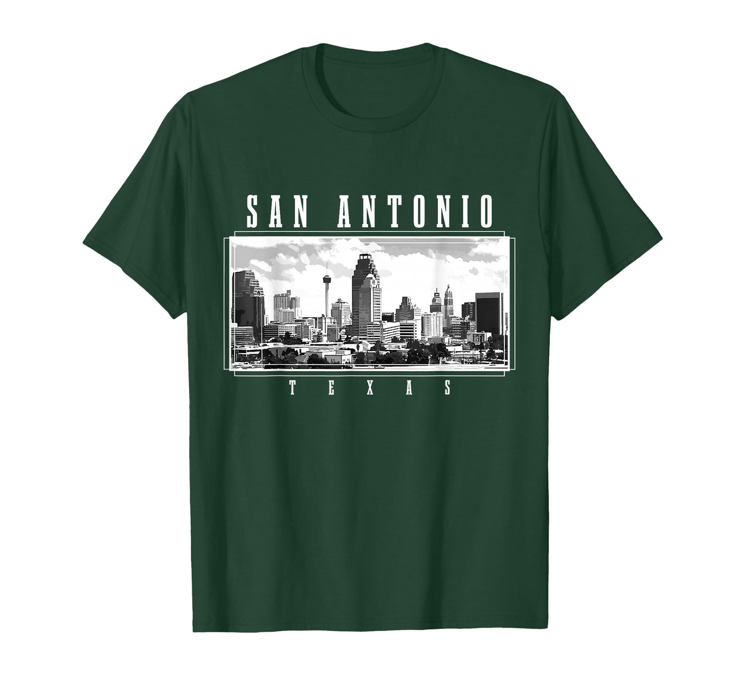 San Antonio Skyline Texas Pride Vintage San Antonio T-Shirt