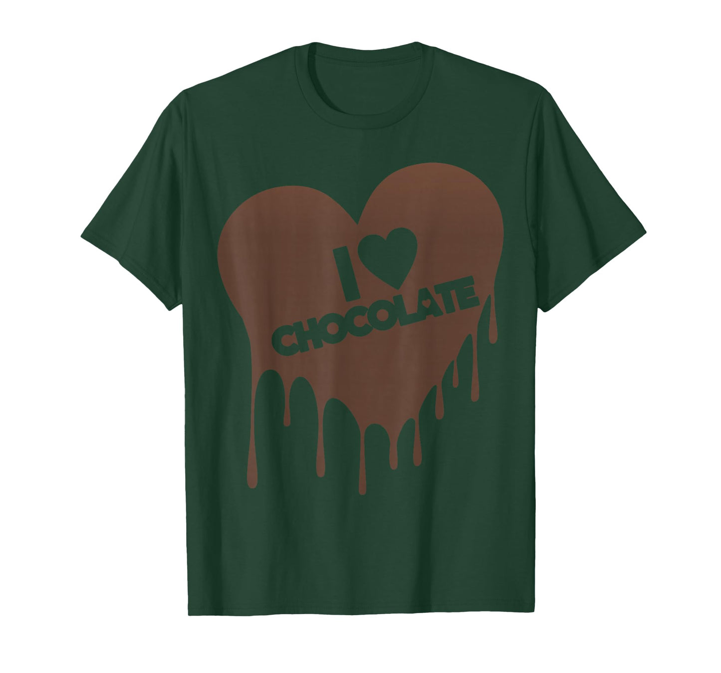 I Love Chocolate T-shirt - Candy Heart Lover Shirt T-Shirt
