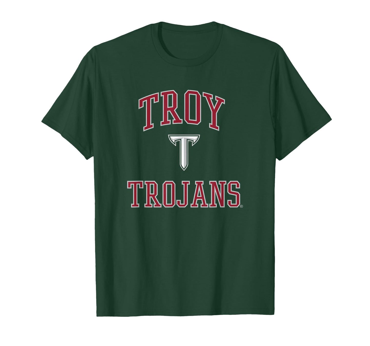 Troy Trojans Logo Black Officially Licensed T-Shirt