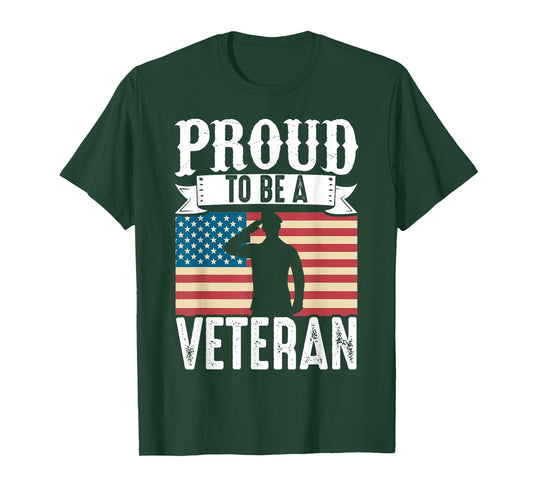 Proud Be A Veteran Of The USA Veteran Veterans Day T-Shirt
