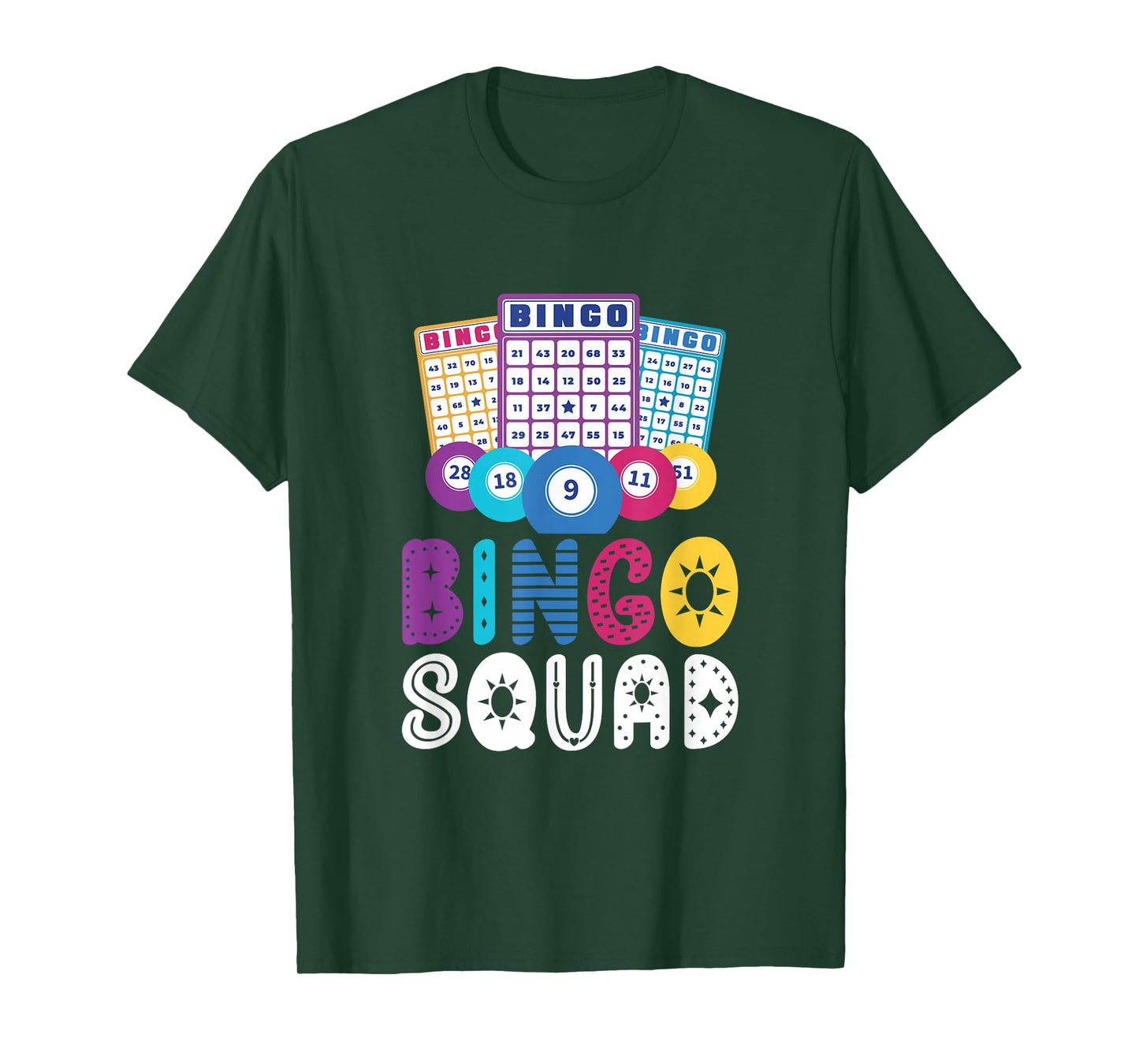 Bingo Squad Game Lover Player Humour T-Shirt