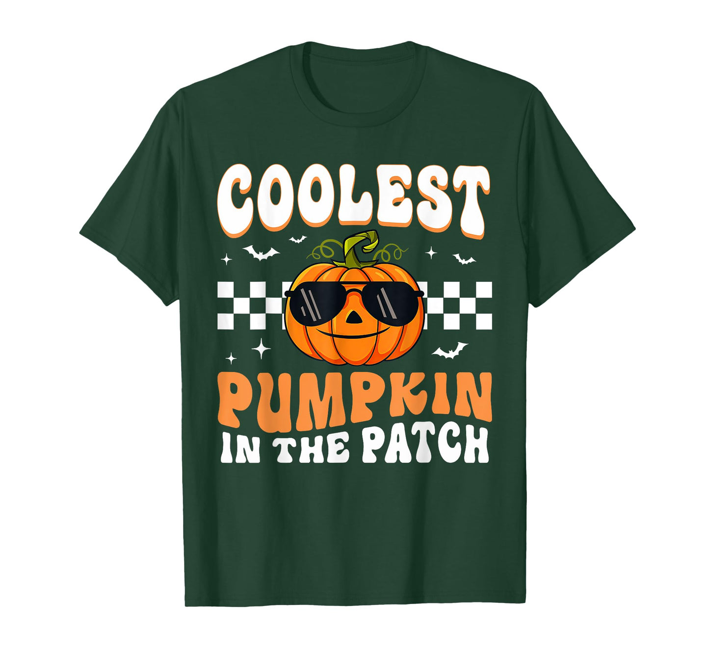 Coolest Pumpkin In The Patch Halloween Boys Girls Halloween T-Shirt