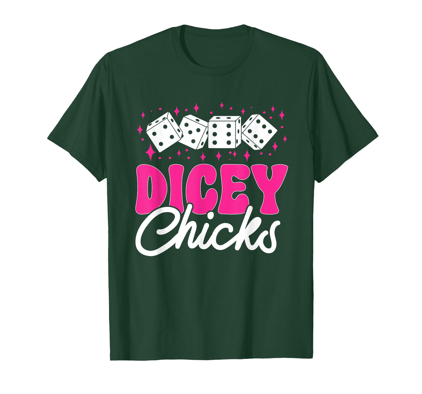 Bunco Game Dicey Chicks Bunco T-Shirt