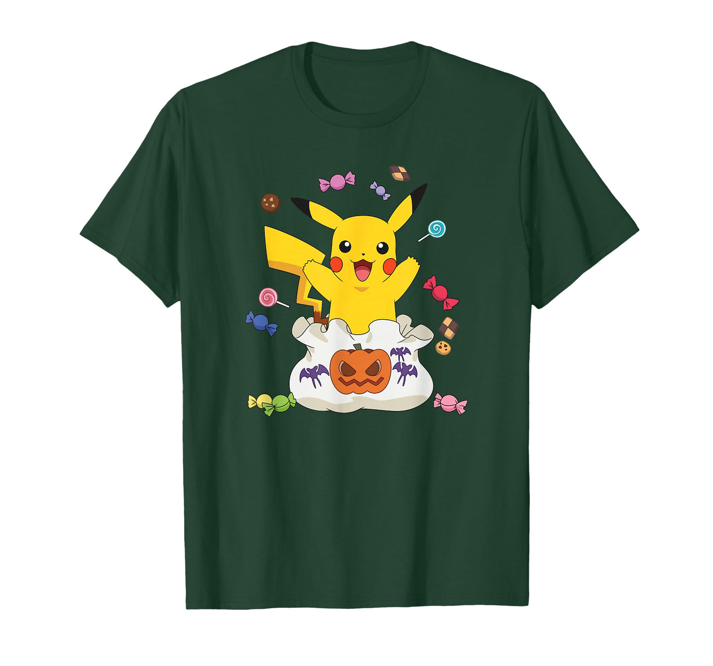 Pokémon Halloween Pikachu Candy Bag Surprise T-Shirt