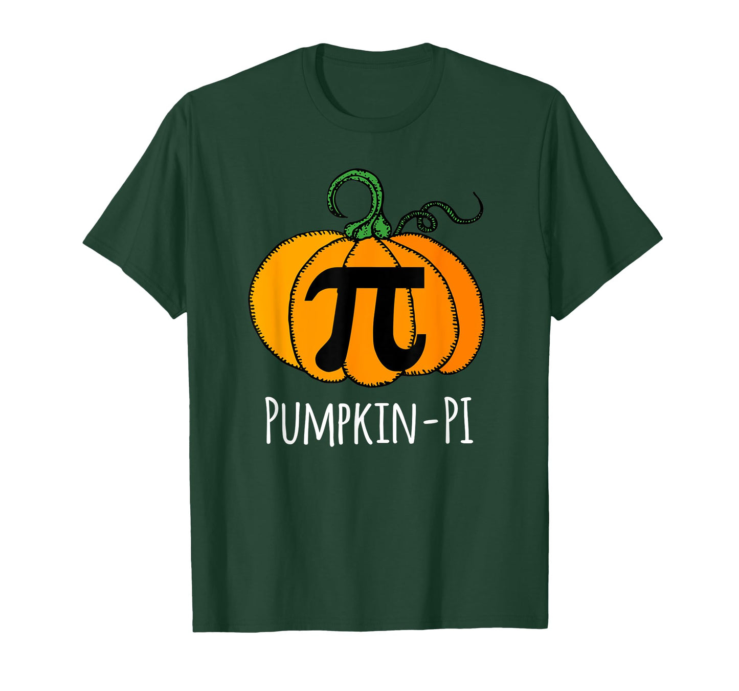 Funny Pumpkin Pi Halloween Costume Math Day Orange T-Shirt