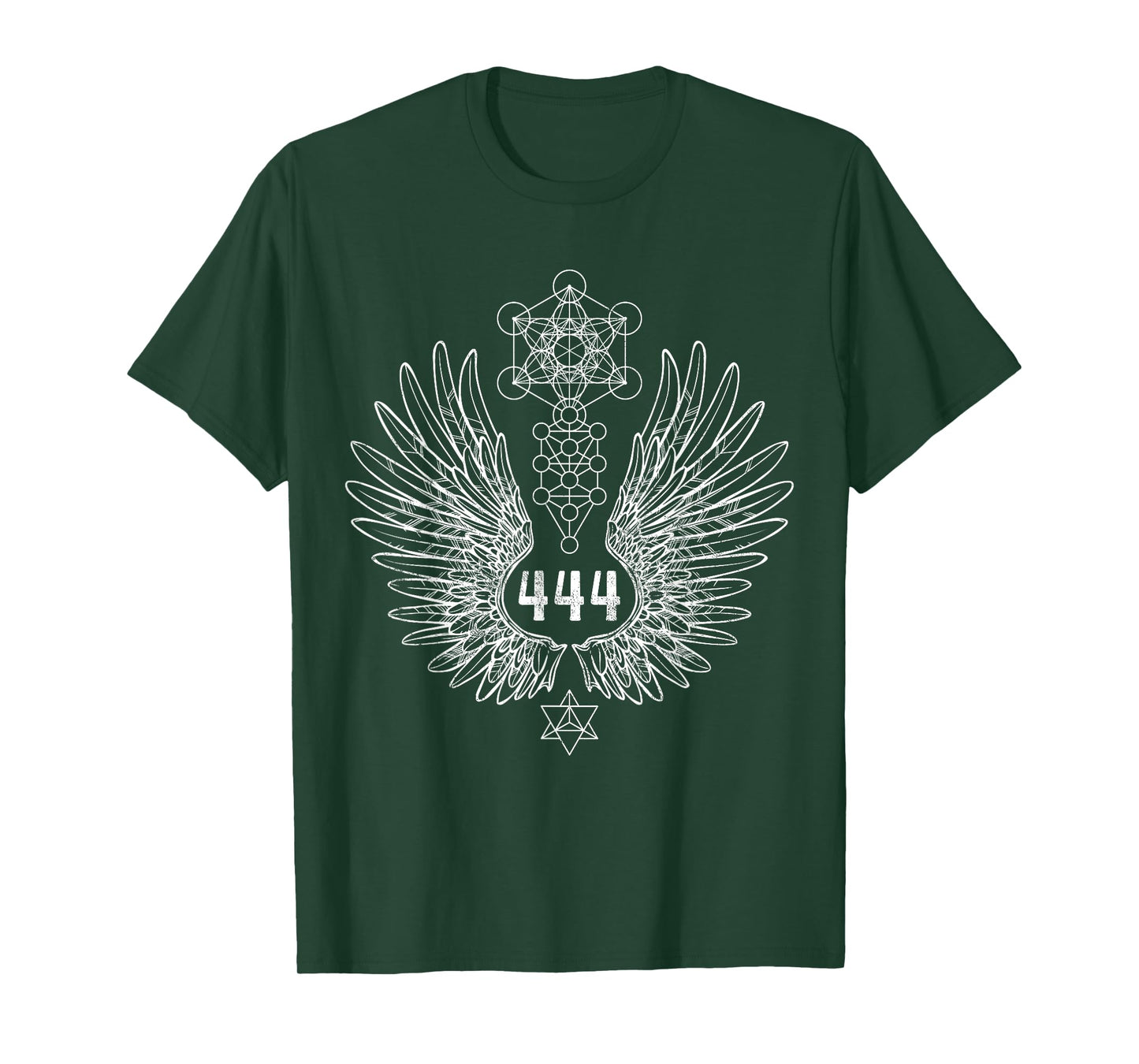 Angel Number 444 Sacred Geometry Healing T-Shirt