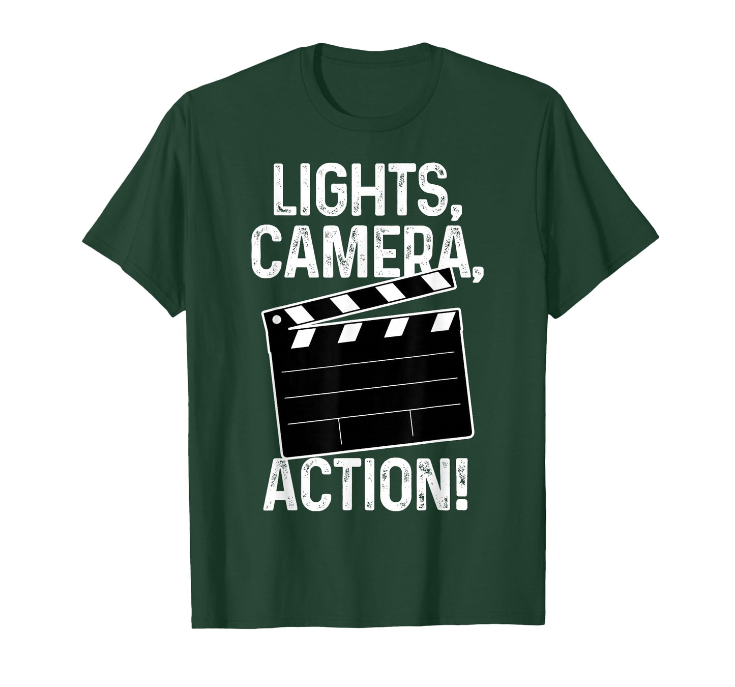 Movie Director Producer Filmmaker Film Lights Camera Action T-Shirt