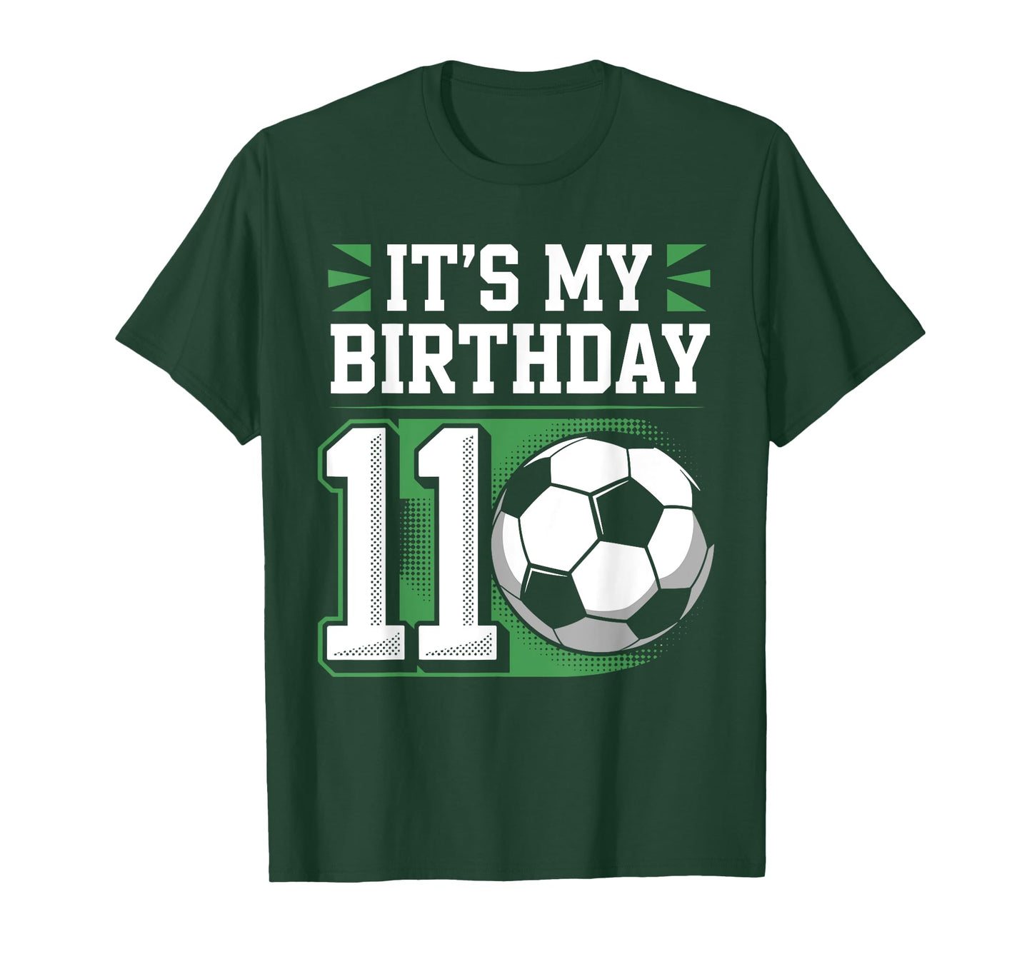 Birthday Boy Tees 11 Soccer Its My 11th Birthday Boys Soccer T-Shirt
