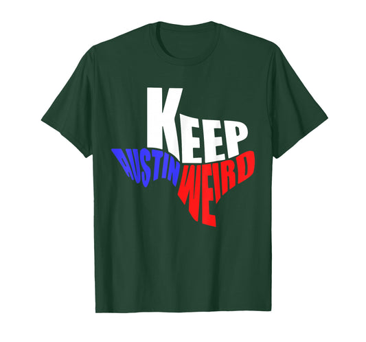 Keep Austin Weird Shirts Vintage Austin, TX Distressed Keep Austin Weird Texas T-Shirt